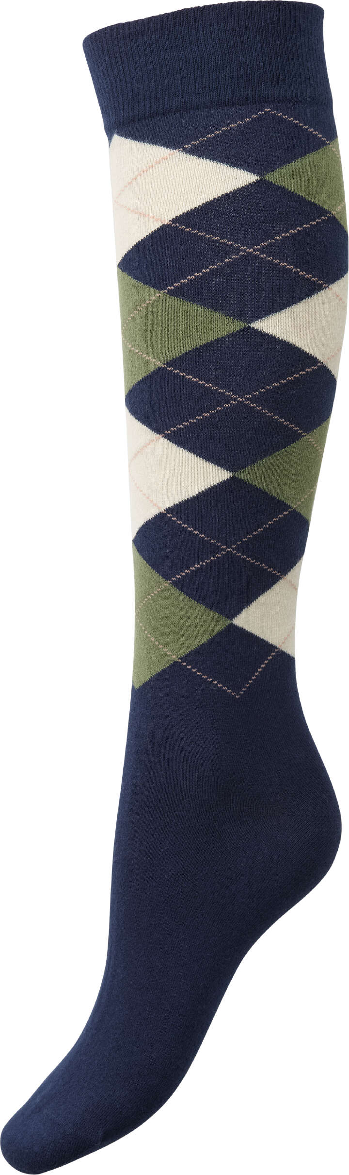 KANTRIE Kniestrümpfe Karo